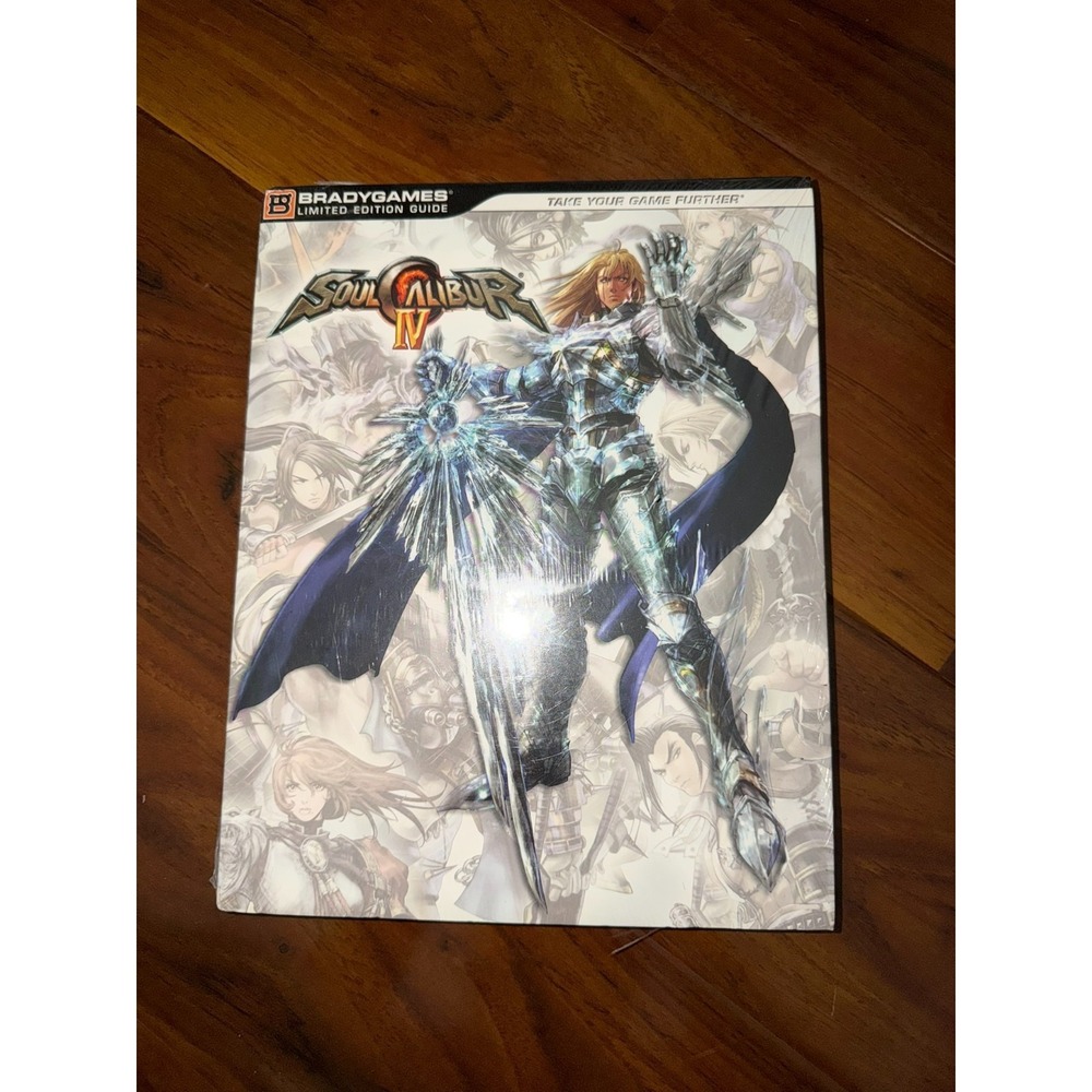 Soul Caliber IV 4 Limited Edition Strategy Guide & Poster Brady Games NEW